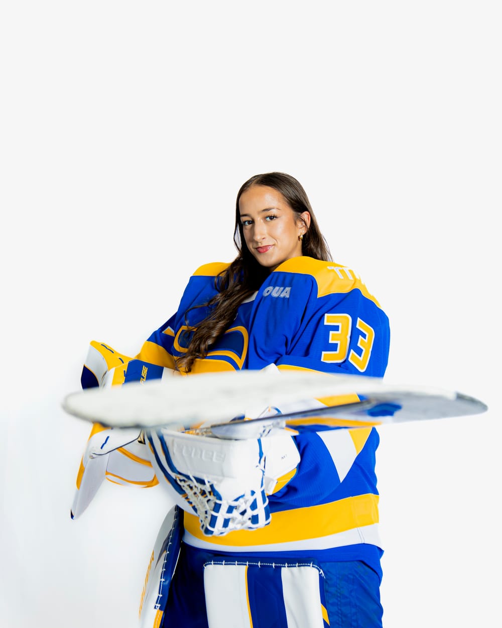 Izzy in TMU Bold gear